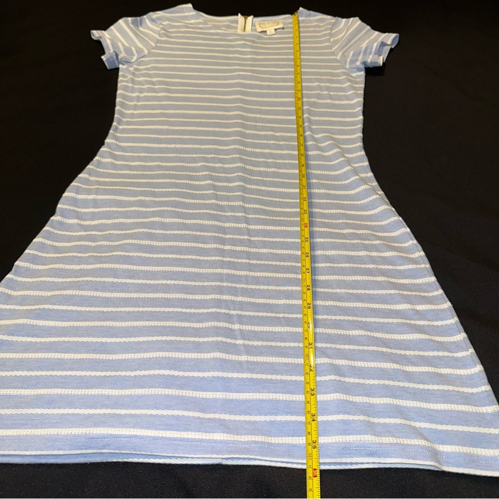 Sail to Sable Blue and White Striped Dress medium - Picture 5 of 6